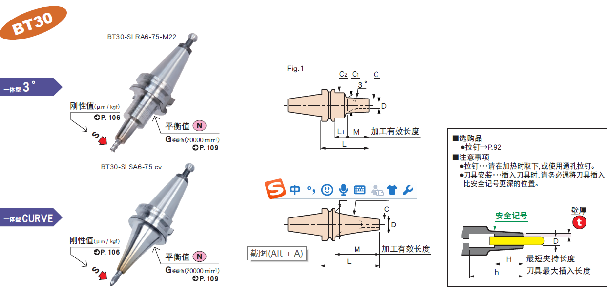 BT30一（yī）體式熱裝刀柄