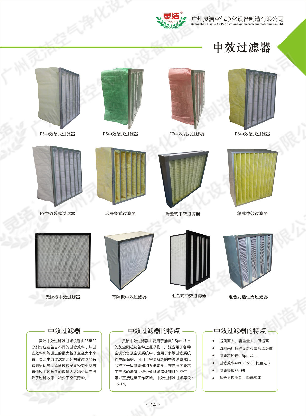 中效（xiào）空調過濾器